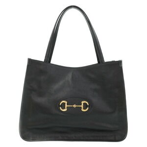 Gucci Horsebit 1955 Tote Bag GG canvas leather Black